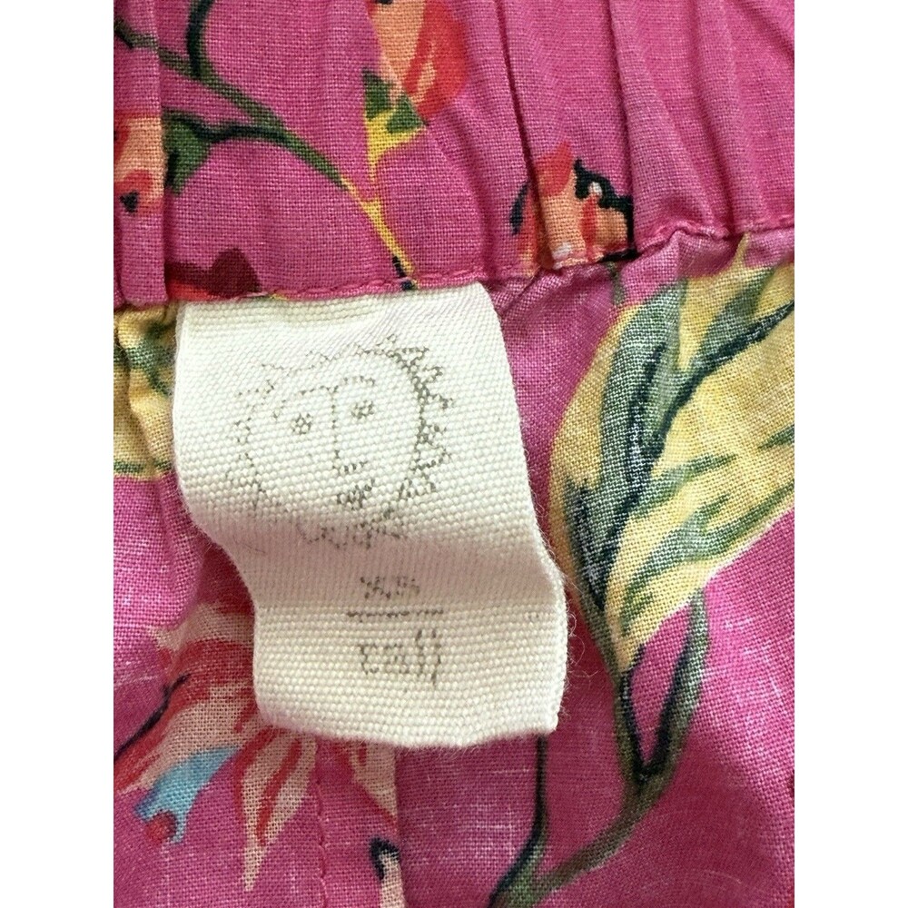 Printfresh Women’s XS Tall Pink Hummingbird Floral‎ Pajama Set Artsy Colorful - Picture 10 of 13